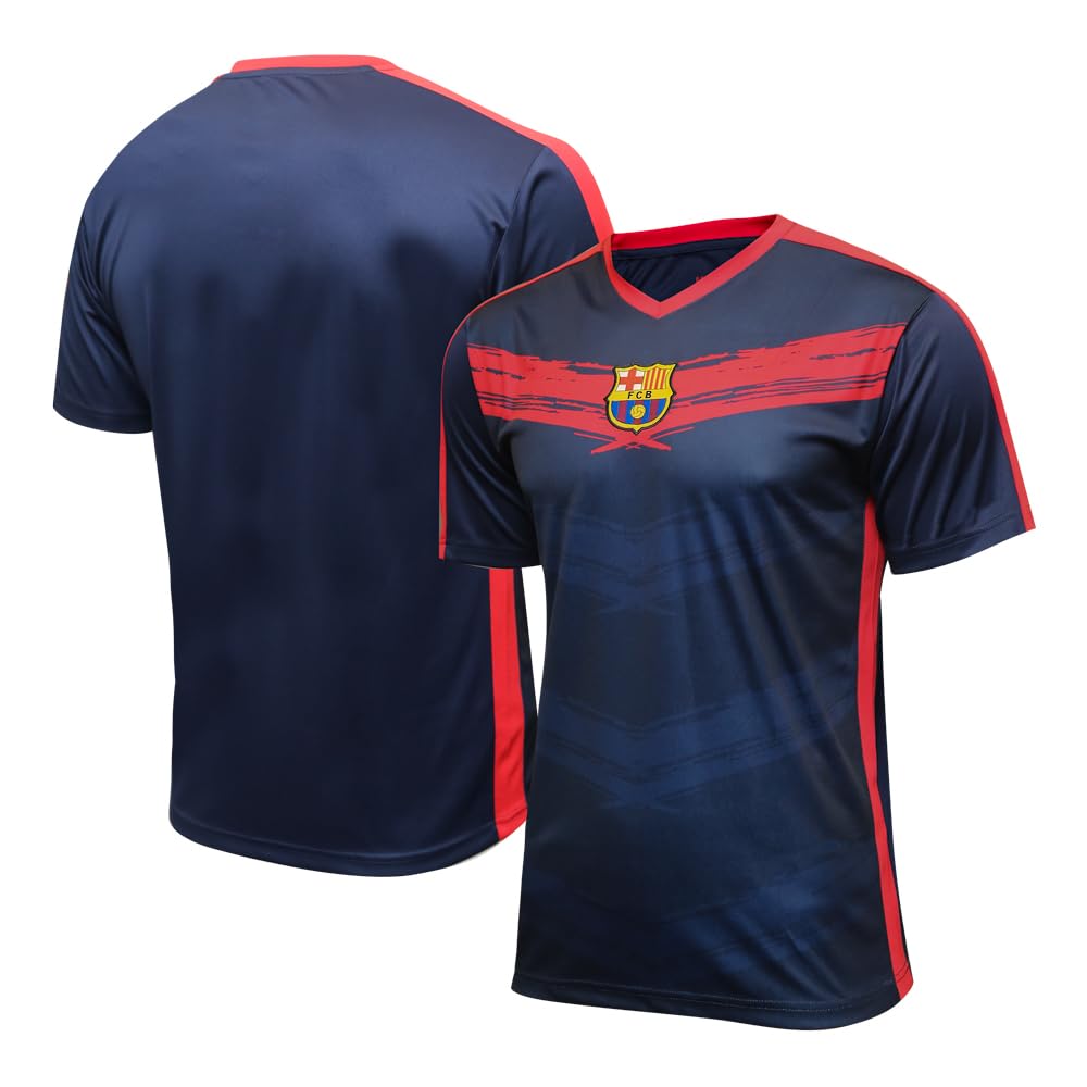Icon Sports Officially Licensed FC Barcelona Game Day Shirt - Unisex Adult