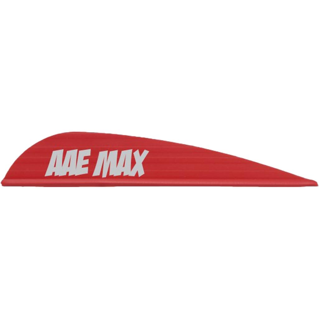 Arizona Archery Enterprises AAE Max Stealth Vanes for Fletching Arrows - 50 Count(Red)