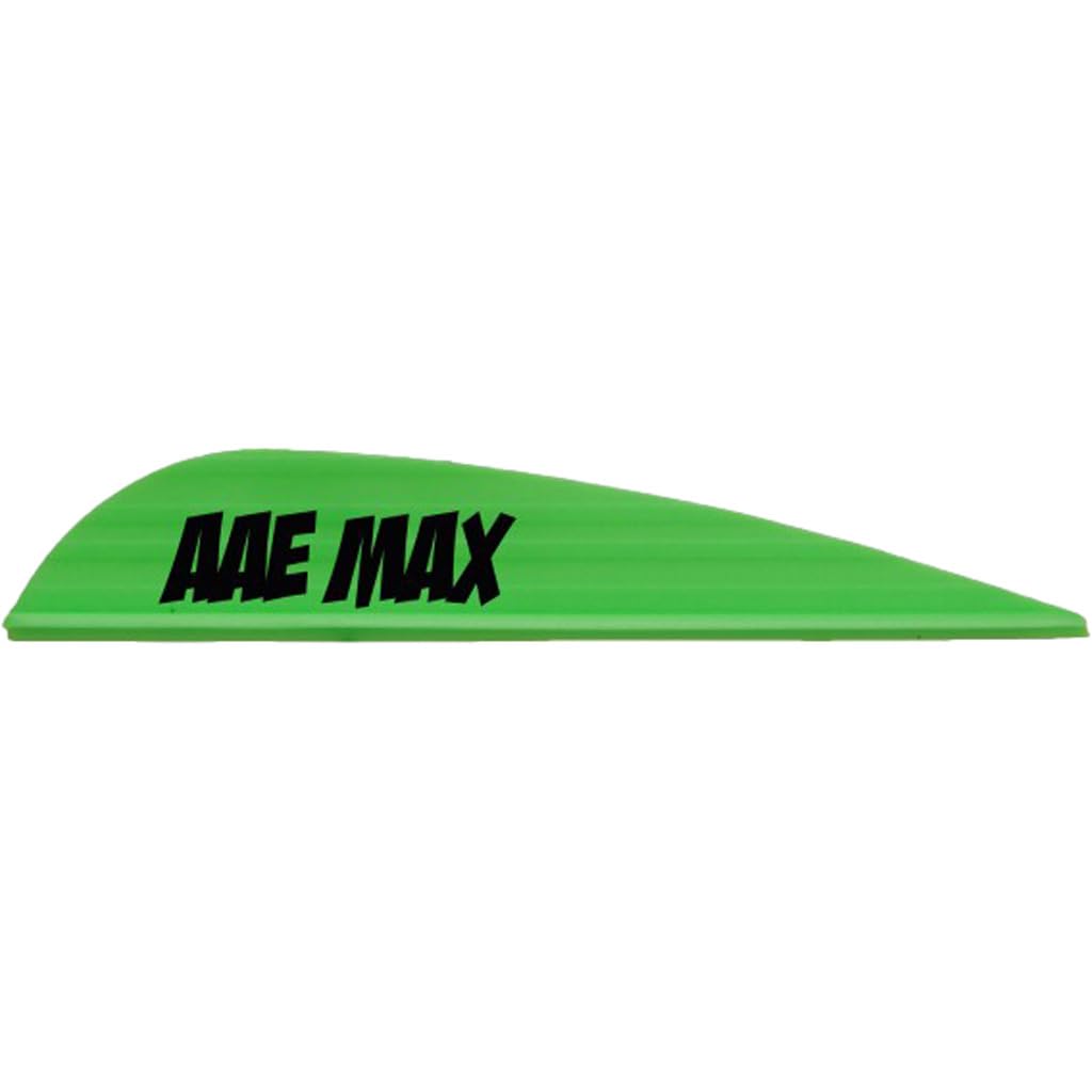 Arizona Archery Enterprises AAE Max Stealth Vanes for Fletching Arrows - 50 Count(Bright Green)