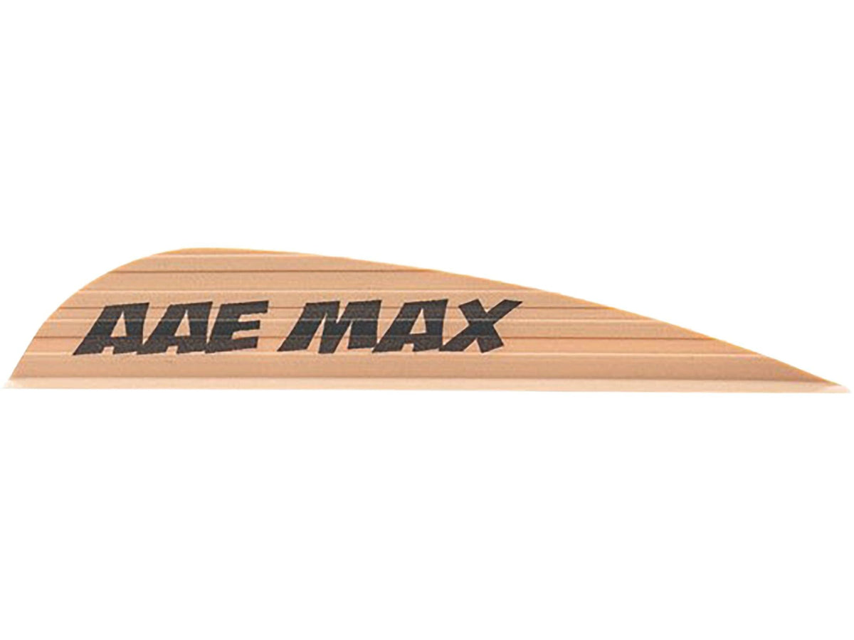 Arizona Archery Enterprises AAE Max Stealth Vanes for Fletching Arrows - 50 Count(Sand)