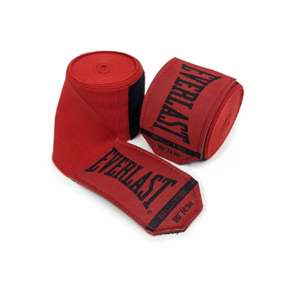 EVERLAST Elite Boxing Hand Wraps 180" Red