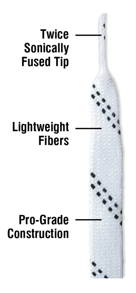 A&R Sports Pro-Stock Laces White 108"
