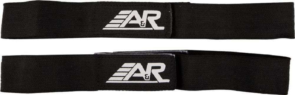 A&R Sports Shin Straps, Junior, Black