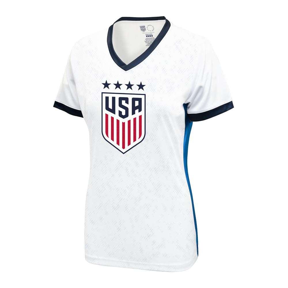 Icon Sports U.S.Women Soccer Game Day Tee - Officially Licensed Unisex Adult Short Sleeve Polyester T-Shirt