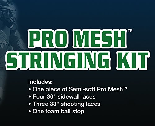 A&R Sports Major League Lacrosse Pro Mesh String Kit,White