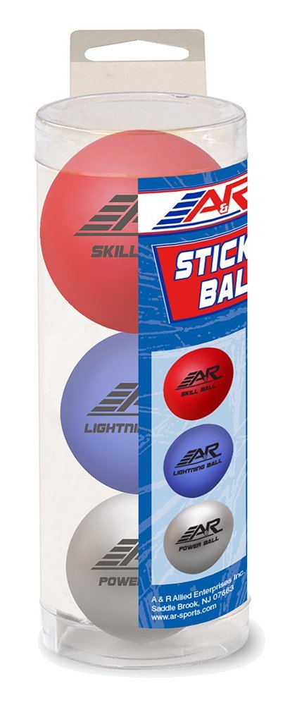 A&R Sports Assorted Stick Handling Balls (Pack of 3)