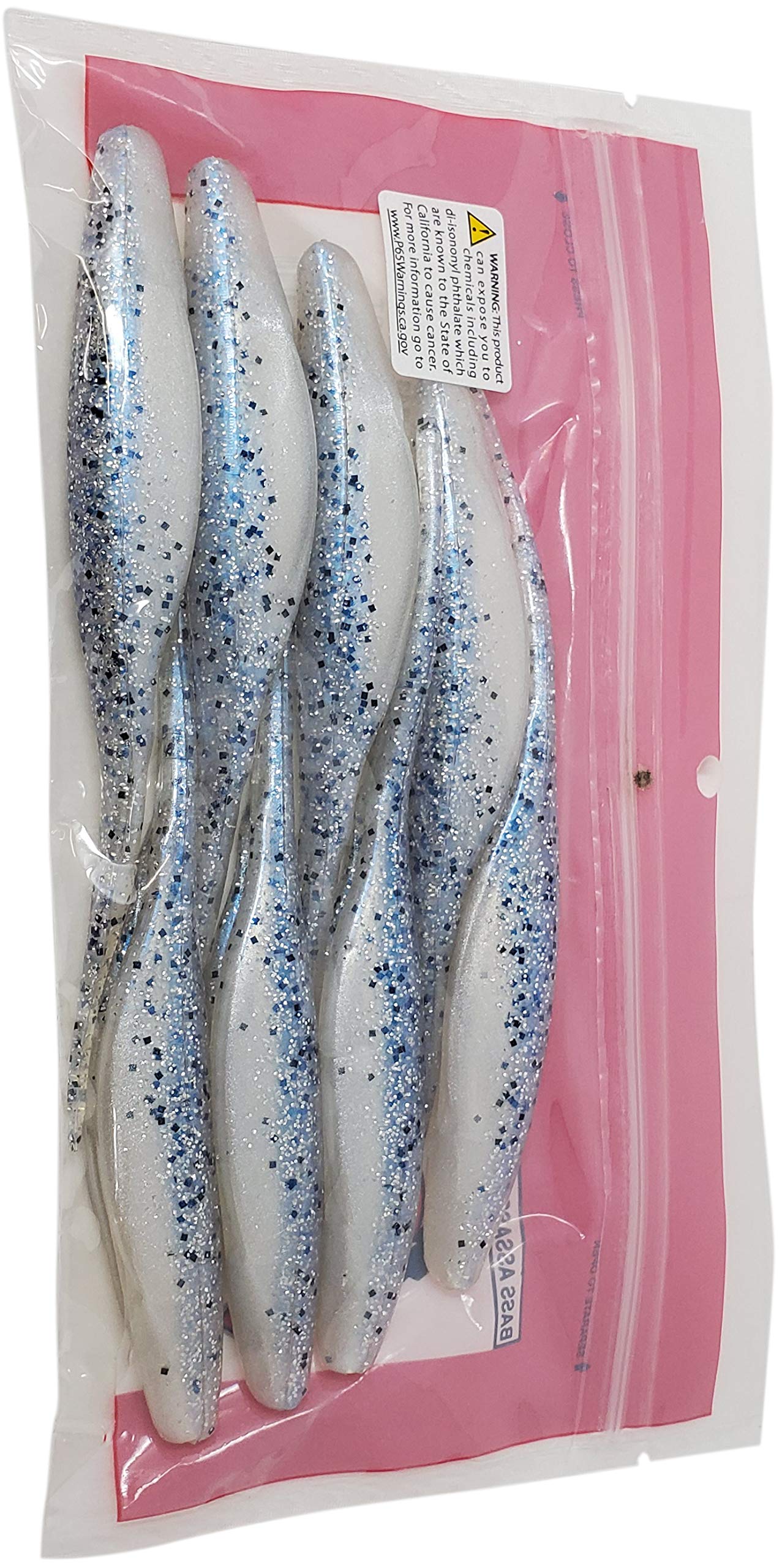 Bass Assassin Shad-8 Per Bag