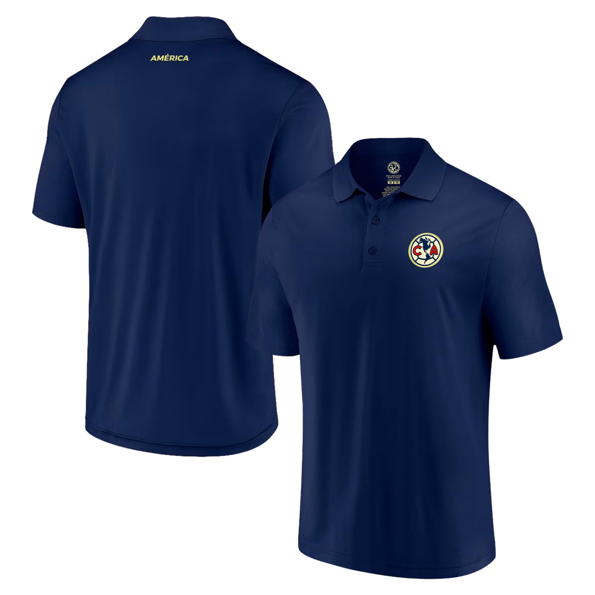 Icon Sports Officially Licensed Club América Soccer Polo Shirt - Unisex Adult - CA01PL Navy L