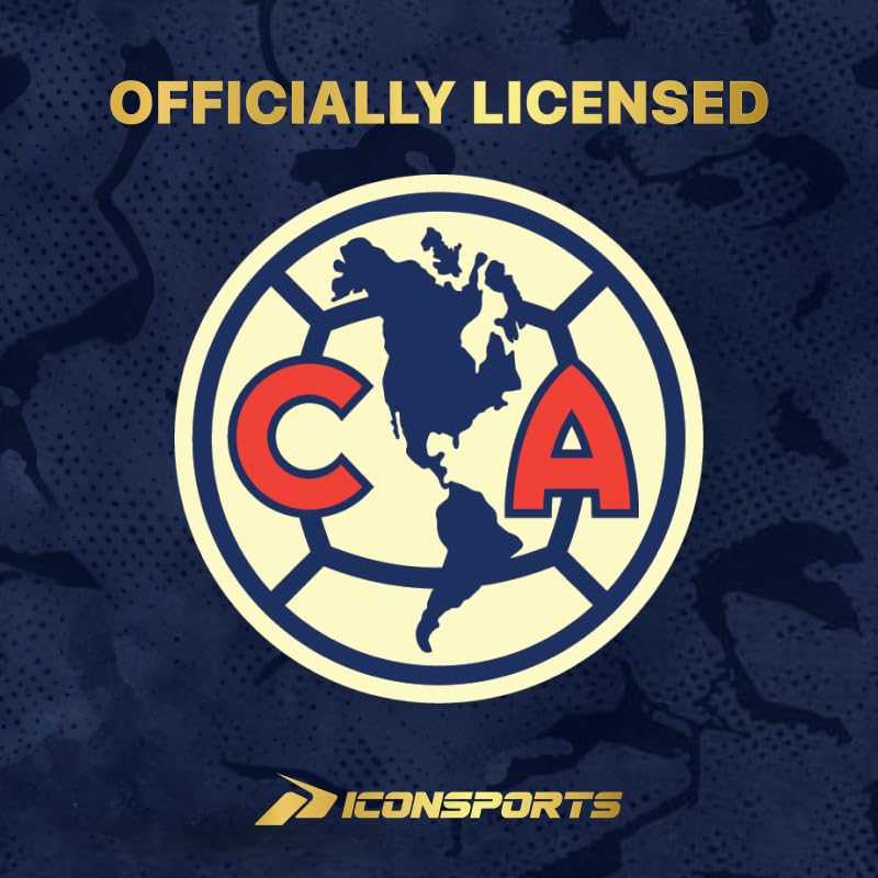 Icon Sports Officially Licensed Club América Soccer Polo Shirt - Unisex Adult - CA01PL Navy L