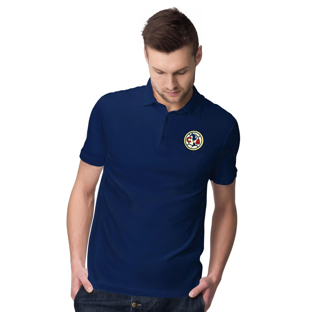 Icon Sports Officially Licensed Club América Soccer Polo Shirt - Unisex Adult - CA01PL Navy L