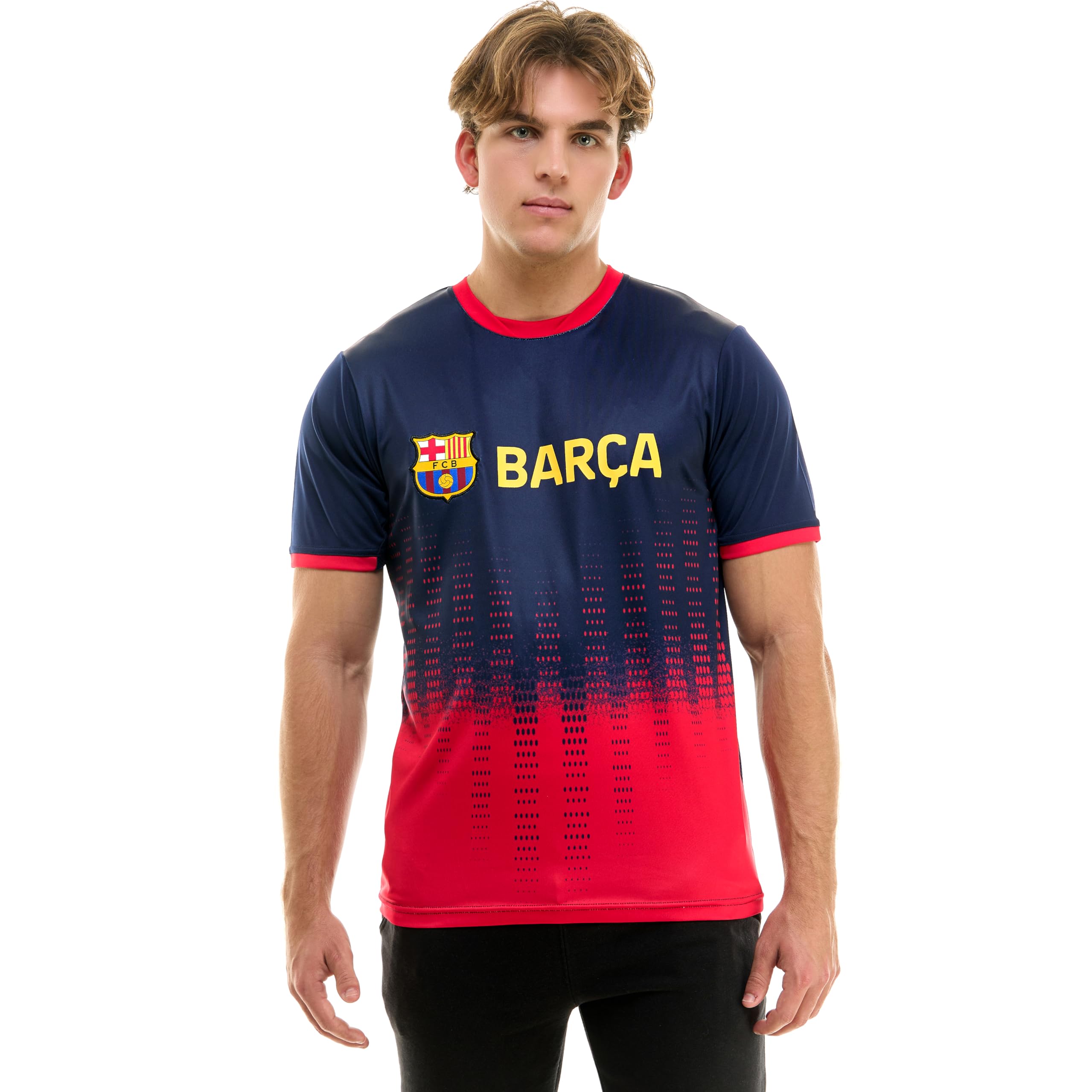 Icon Sports Officially Licensed FC Barcelona Game Day Shirt - Unisex Adult