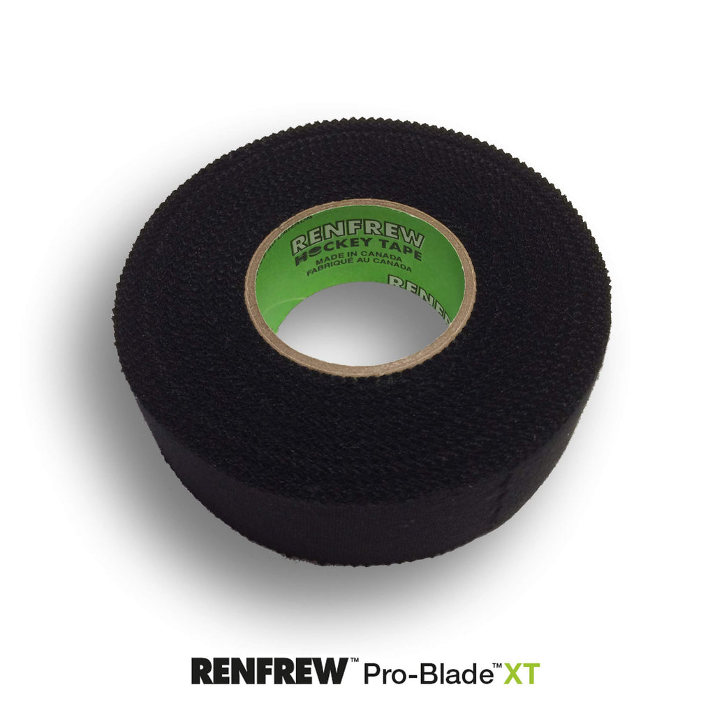 Renfrew Cloth Hockey Tape, 1" (Black XT, 18m)