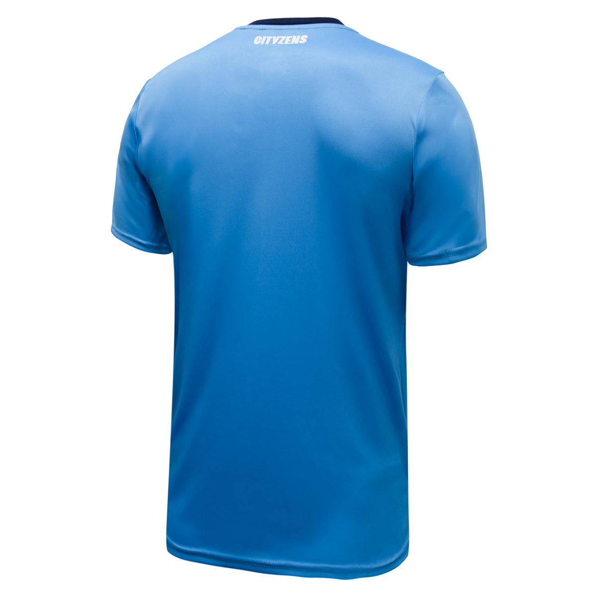 Icon Sports Manchester City FC Essential Game Day Tee - Officially Licensed Unisex Adult Short Sleeve Soccer Polyester T-Shirt Lightblue L