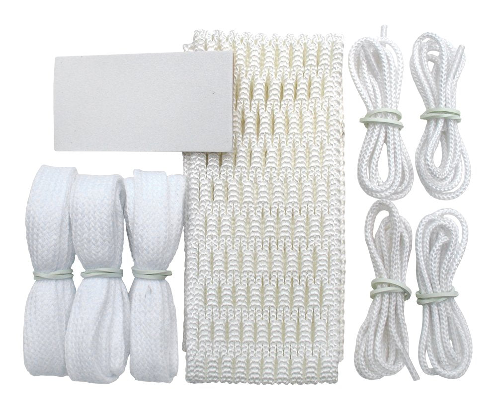 A&R Sports Major League Lacrosse Pro Mesh String Kit,White
