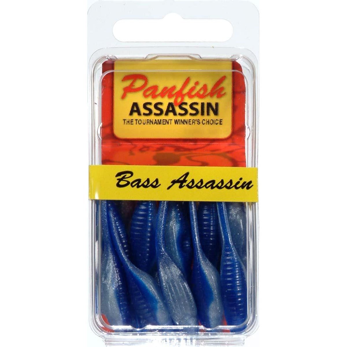 Bass Assassin Lures Shad Lure-Pack of 15, B52 Blue Silver, 1.5-Inch