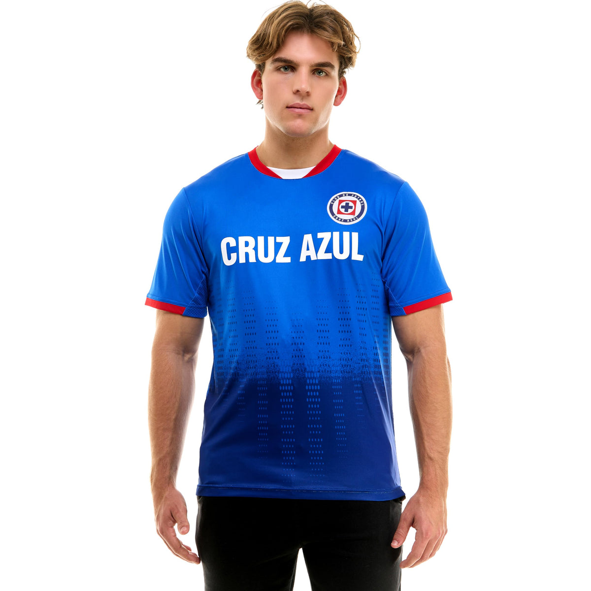 Cruz Azul Offically Licensed Jersey - Adult Soccer Game Day Jersey Inspired Shirt | Frequency, Royal, Medium