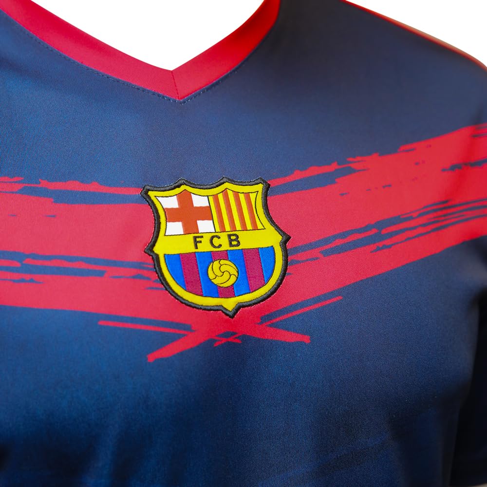Icon Sports Officially Licensed FC Barcelona Game Day Shirt - Unisex Adult