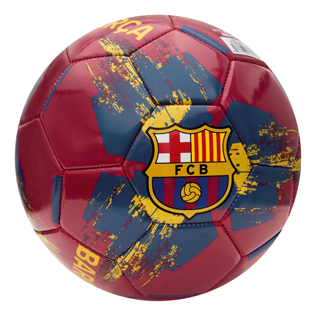 Icon Sports Officially Licensed FC Barcelona Soccer Ball - FCB98BL Wine Size 5