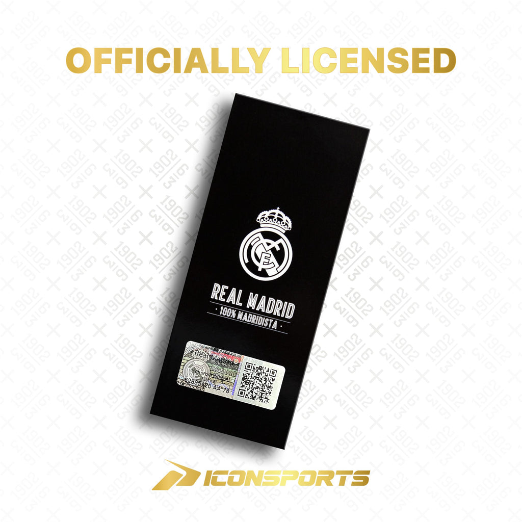 Icon Sports Officially Licensed Real Madrid Soccer T-Shirt – Official Team Jersey Style Short Sleeve Athletic Football Tee – Game Day Activewear for Fans - Medium