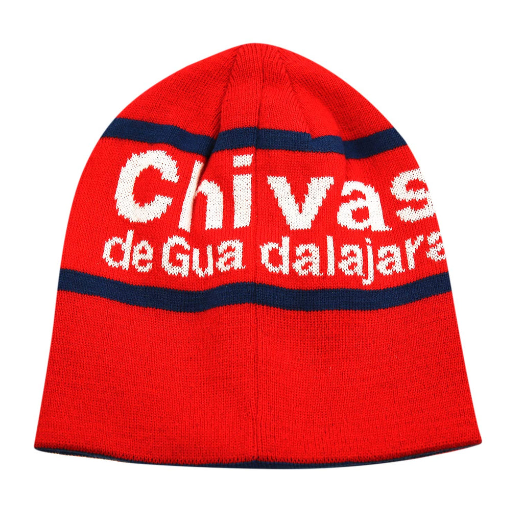 Icon Sports Chivas de Guadalajara Officially Licensed Soccer Reversible Unisex Beanie Red