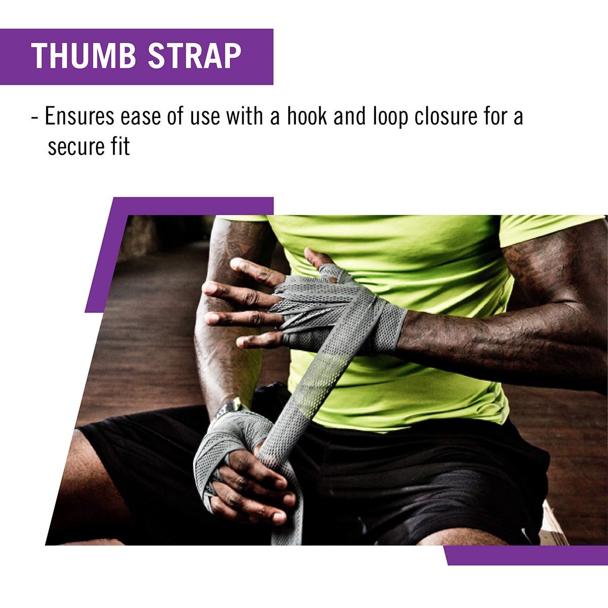Everlast 4455PRP 120" Hand Wraps Purple 120"