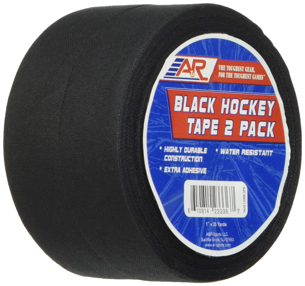 A&R Sports Black Hockey Tape - 2 Pack