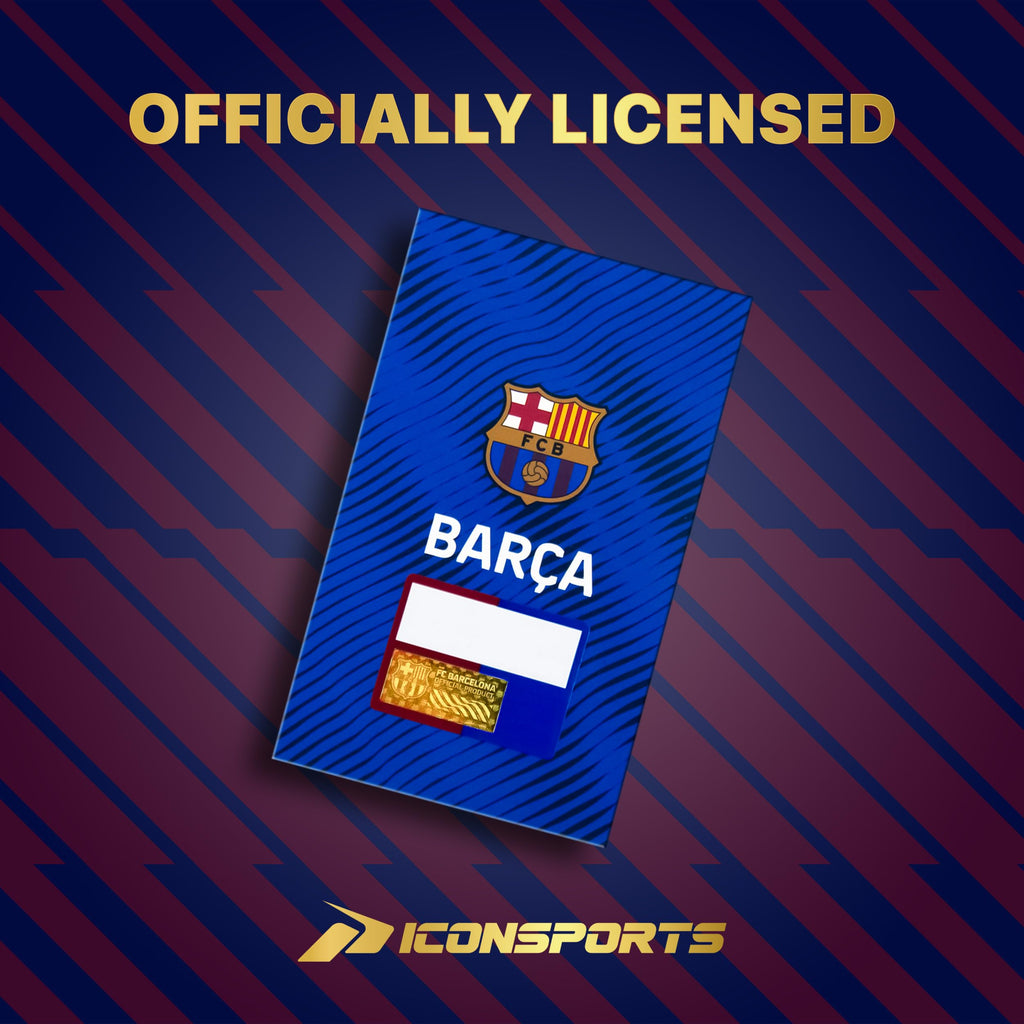 Icon Sports Officially Licensed FC Barcelona Beanie - Unisex Adult - FCB75BN Navy