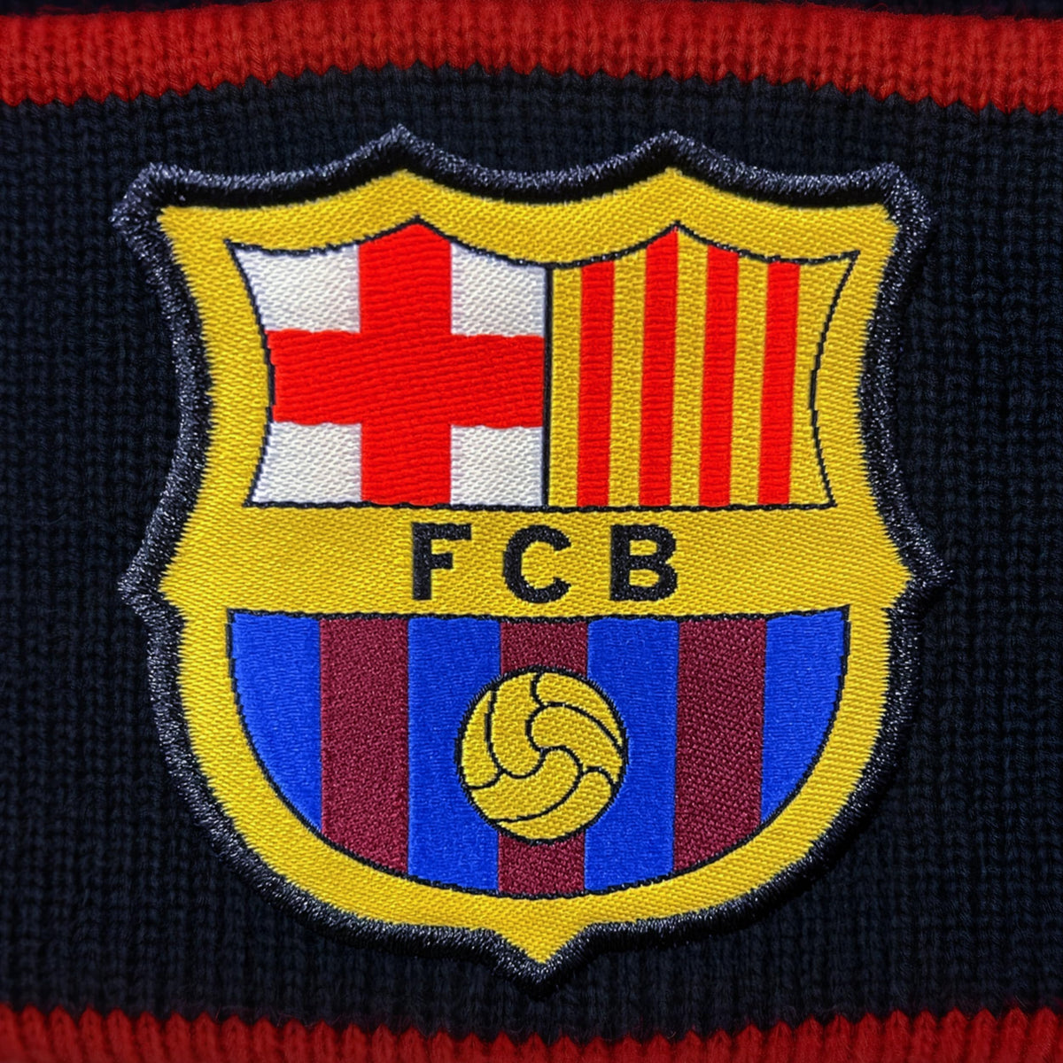 Icon Sports Officially Licensed FC Barcelona Beanie - Unisex Adult - FCB75BN Navy