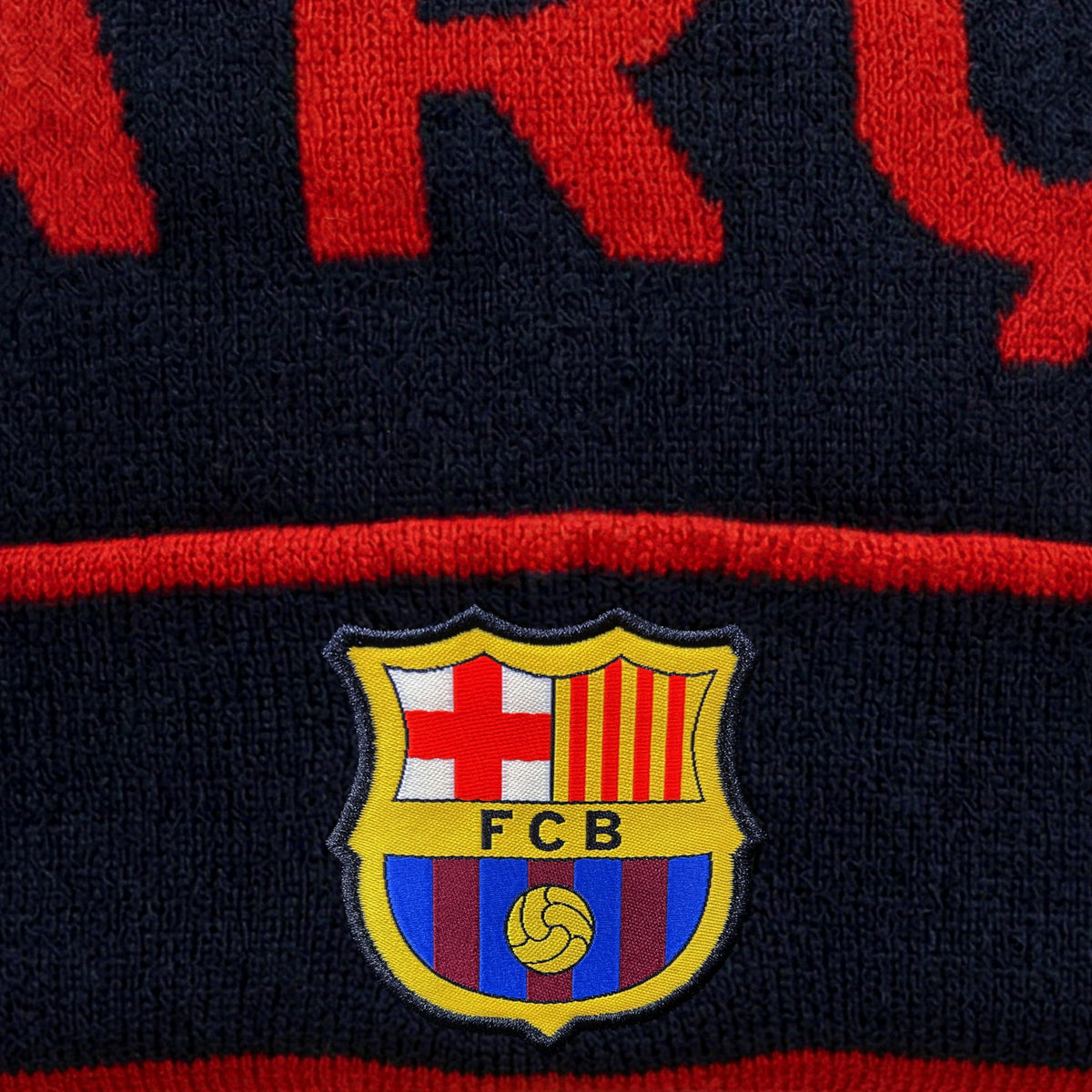Icon Sports Officially Licensed FC Barcelona Beanie - Unisex Adult - FCB75BN Navy