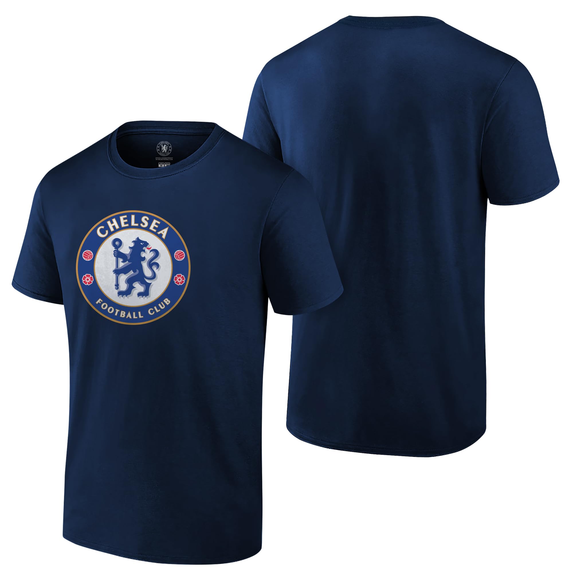 Icon Sports Officially Licensed Chelsea FC Cotton T-Shirt - Unisex Adult