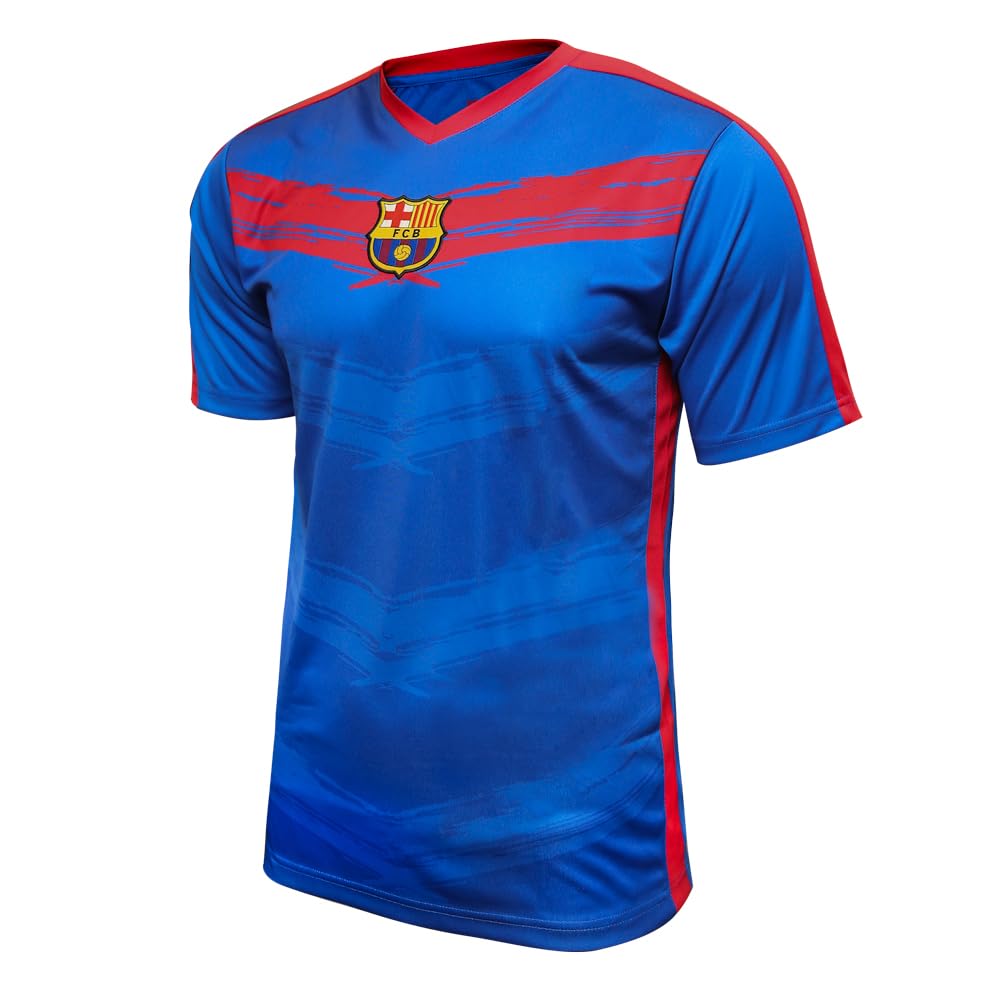 Icon Sports Officially Licensed FC Barcelona Game Day Shirt - Unisex Adult