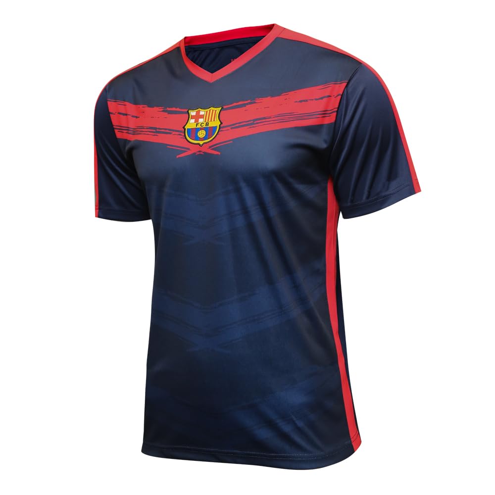 Icon Sports Officially Licensed FC Barcelona Game Day Shirt - Unisex Adult